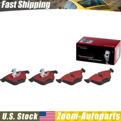 适用于宝马 650i 335i xDrive 645Ci 前盘制动垫套装陶瓷布雷博开槽 — 第 1/4 张图片