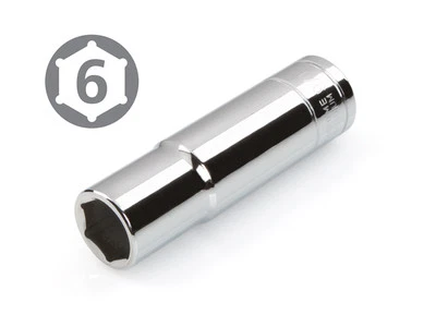 TEKTON 14245 1/2-Inch Drive by 9/16-Inch Deep Socket, Cr-V, 6-Point - Image 1 of 2