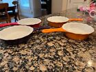 Modern Gourmet Foods Fluted Mini Pie Quiche Pan With Handle 4 Piece Lot