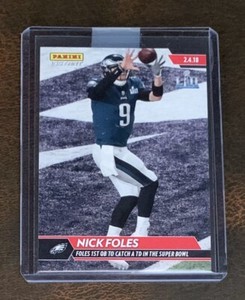2018 PANINI INSTANT NFL #554 NICK FOLES 1ST QB TO CATCH TD SB "PHILLY SPECIAL" 