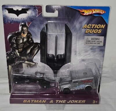 Batman 2008 Action Duo Batman & The Joker escala 1:64 2 coches con lanzamiento de coche LEER Foto 1 de 4