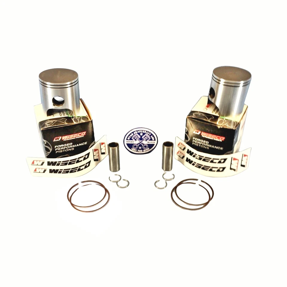 NUEVO JUEGO DE PISTONES POLARIS 440 REFRIGERADO POR LÍQUIDO DIÁMETRO STD WISECO 2001-2007 IQ XCR PRO X Foto 1 de 4