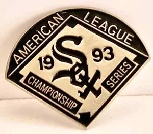 Chicago White Sox 1993 American League Championships Series Baseball Lapel Pin - Picture 1 of 1