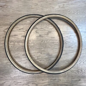Panaracer Pasela 27” x 1-1/8” Road Bike Tire Pair Skinwall Vintage Aged - Picture 1 of 14