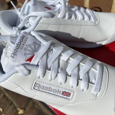 Reebok Classic Princess Women’s Tennis Shoe Athletic Sneaker 8 White 1475 No Box - Image 1 of 4