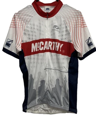 VOLER McCarthy Industrial Companies Club Raglan Full Zip Bike Cycling Jersey L - Image 1 of 4