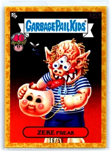 2025 Garbage Pail Kids 40th Anniversary GOLD 63b Zeke Freak SP Card /50 - Picture 1 of 2