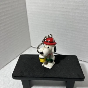 Vintage 70er Jahre Peanuts Snoopy Oktoberfest mit Bierkrug Schlüsselanhänger - Bild 1 von 5