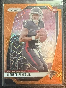 2024 Panini Prizm - Rookies Michael Penix Jr. #378 Lazer Prizm (RC) - Bild 1 von 2