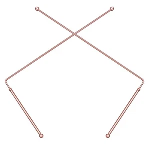 99.9% Copper Dowsing Rods - 2PCS Divining Rods - for Ghost Hunting Tools, Div... - Picture 1 of 3