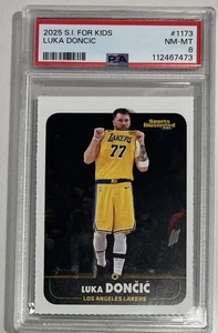 LUKA DONCIC RARE 2025 SI FOR KIDS Instant Lakers Debut 1st Lakers Card Wow PSA 8 - Bild 1 von 2