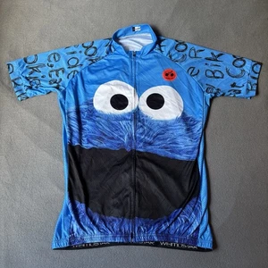 Weimo Star Cookie Monster Cycling Jersey 3XL XXXL Sesame Street - Picture 1 of 9