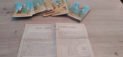 jeu ancien des 7 familles JLR Paris (début XXe). - Photo 1/3