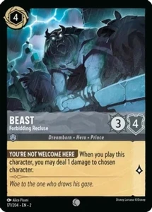 x4 Beast - Forbidding Recluse - 171/204 - Common - Cold Foil Lorcana DLC02 Rise  - Picture 1 of 1