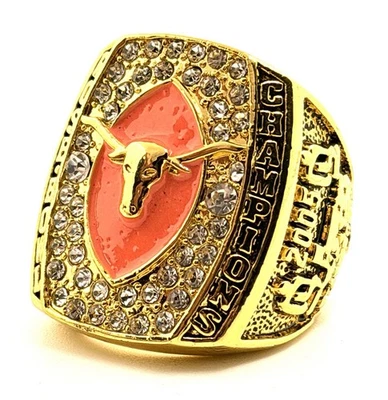 Anillo de campeonato Rose Bowl NCAA/2005 Texas LONGHORNS/marrón Foto 1 de 4
