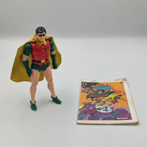 Vintage 1984 ROBIN DC Super Powers Action Figure w/ Cape & Comic Kenner - Picture 1 of 8