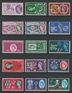 1960 TO 1962 COMPLETE COMMEMORATIVES YEAR SET ( 6 ) M/MINT - PLEASE SEE SCANS - Picture 1 of 2