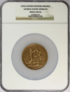 General Daniel Morgan Medal  (20th Century Restrike) - Bronze - NGC MS66 - Picture 1 of 2