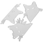  1 ensemble de matrices de coupe de pochoir de gaufrage coupes de chat animal chat pour artisanat en papier