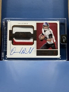 2022 Panini One Desmond Ridder RPA Rookie Dual Patch Auto RC #d/49 Falcons   - Picture 1 of 2