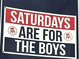 Barstool Bandiera Sportiva Sabatoi Sono Per I Ragazzi Dorm Teen College YouTube 3x5’ - Foto 1 di 9