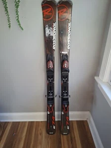 Rossignol E74 Flat Skis  136 cm W Bindings Used Powder Skis - Picture 1 of 5