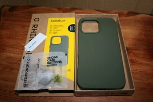 RHINOSHIELD IPHONE 16 PRO MAX SOLIDSUIT CASE SHOCK ABSORBENT SEAWEED GREEN - Imagen 1 de 16