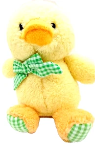 Animal Adventure Duck Yellow Plush With Tush Tag Easter Stuffed Animal 9" - Picture 1 of 7