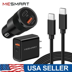 For LG W41 Pro W41+ W41 Q52 W31 W11 K92 5G K62 Fast Wall Car Charger USB-C Cable - Picture 1 of 40