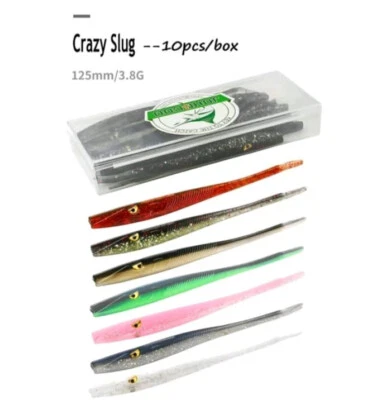 Gummifische Kunstköder 10 Stück Set Softbait Lures Hecht Zander Barsch Rapfen - Bild 1 von 4