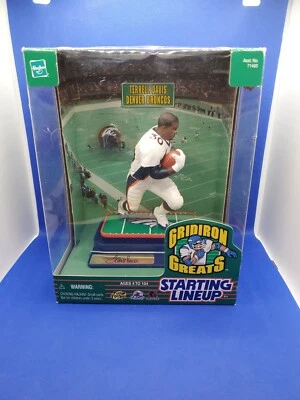 Figura Terrell Davis Denver Broncos Gridiron Greats 1999 alineación inicial NFL NUEVA EN CAJA Foto 1 de 4