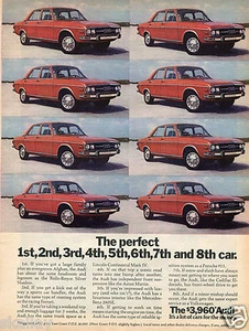 Anuncio impreso de Audi 100LS 1972, el auto perfecto - Imagen 1 de 2