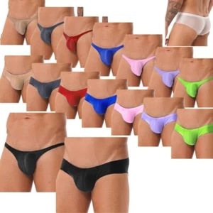 Calzoncillos bóxer brillantes al aceite para hombre bragas elásticas tanga de bikini ropa interior - Imagen 1 de 134