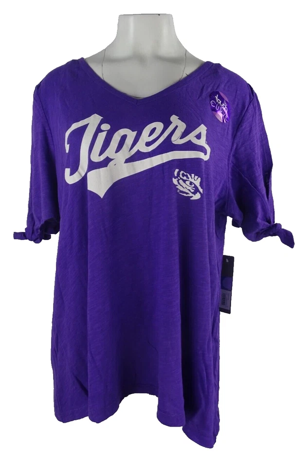 LSU Tigers NCAA Touch by Alyssa Milano Women's Plus Size T-Shirt - Image 1 of 4