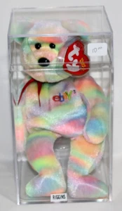 2003 8.5" TY BEANIE BABY BABIES MASTERCARD EXCL. EBAY BIDDER BEAR MWMTs + CASE! - Picture 1 of 2