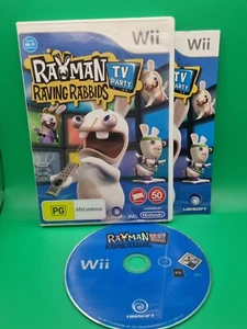 Rayman Raving Rabbids TV Party Nintendo Wii Game PAL - Complete W Manual - Picture 1 of 3