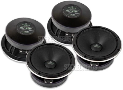 4x Deaf Bonce AP-M61AC 6.5" Mid Range Car Stereo Speakers 720W 4 Ohm NEW 2 Pair