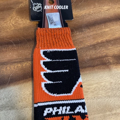 Philadelphia Flyers NHL Knit Cooler Holder Cover