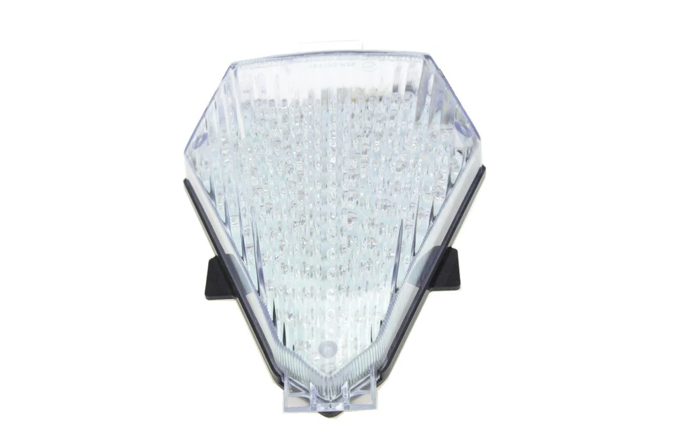 Luz trasera intermitente LED señal de giro compatible con Yamaha 2008-2016 R6 transparente Foto 1 de 4