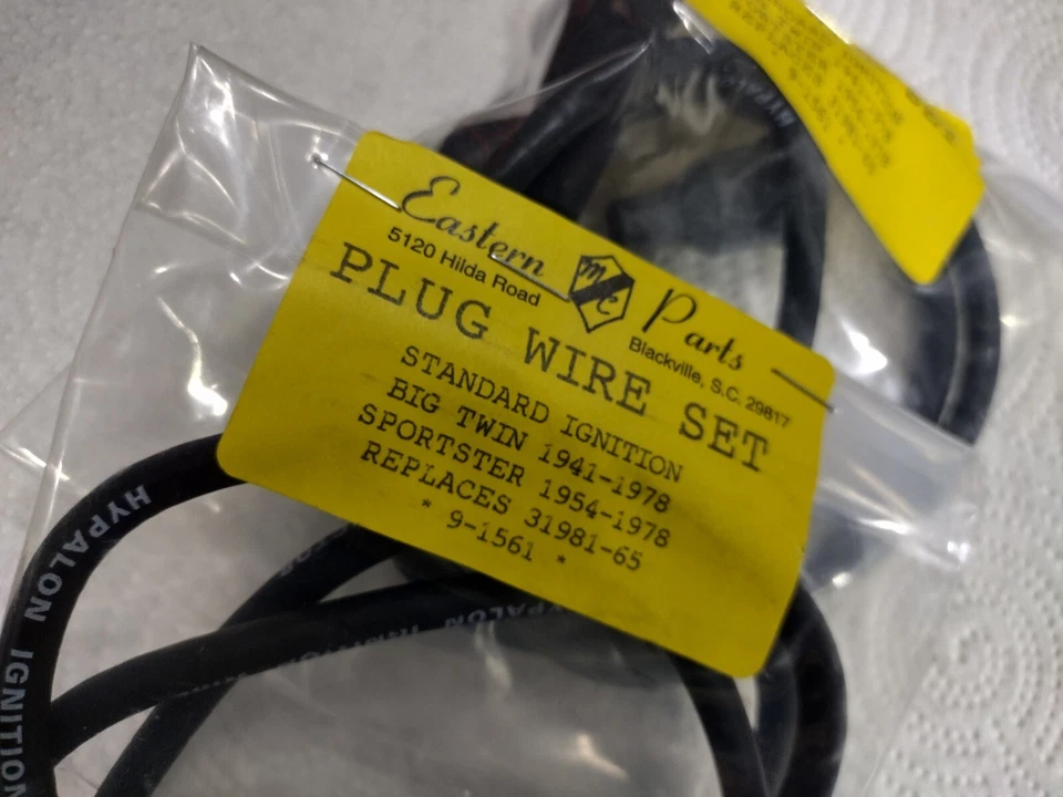 cables de bujía se adapta a: Sportster 1954-78, Big Twin 1941-78 31981-65 Foto 1 de 1