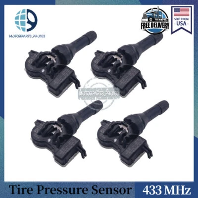 Sensor de presión de neumáticos TPMS para Dodge Dart Chrysler Jeep Renegade 68105280AF 4 piezas Foto 1 de 4