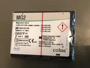 Magnesium Gen.2 (MG2) ROCHE COBAS C/INTEGRA, 06481647190, 250 Tests - Bild 1 von 2