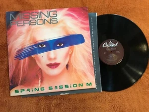 Missing Persons LP spring session m 1982 st512228 Capitol newwave original album - Picture 1 of 7
