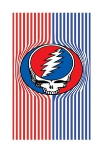 New Patriotic Steal Your Face Grateful Dead Beach Bath Pool Gift Towel Cabana - Picture 1 of 3
