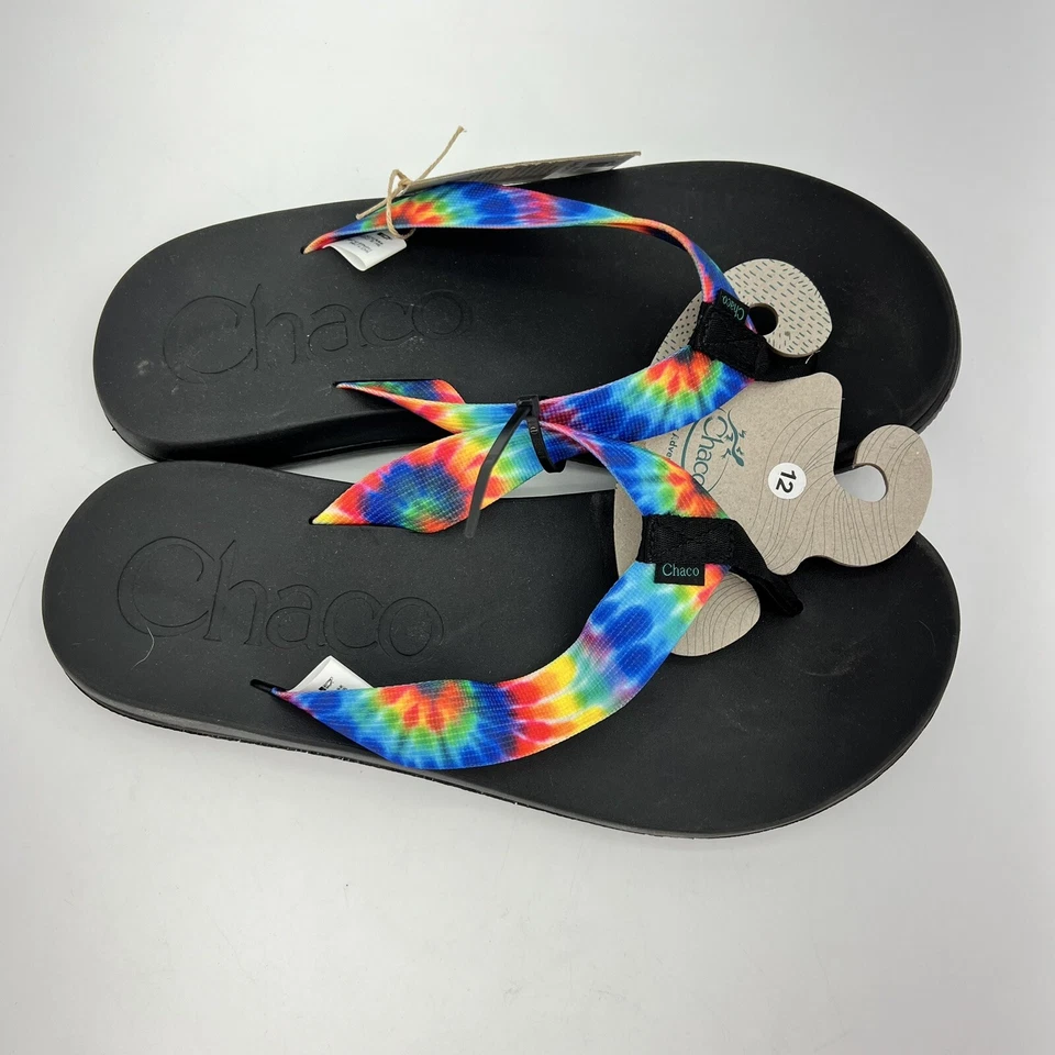 Chaco Men Chillos Flip Flop Sandals Tie Dye JCH108035 Size 12 M