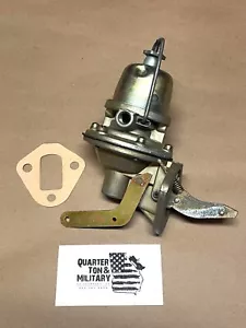 Fuel Pump New Old Stock! Metal Bowl Style Fits Willys MB Ford GPW (S166) - Bild 1 von 5