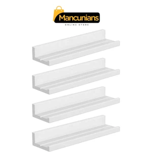 4x IKEA Picture Ledge 55cm – White Floating Wall Shelf Display Photo Frame - Picture 1 of 6