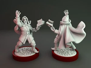 Merlin the wizard sidekick mini for King Arthur - Unmatched - Imagen 1 de 4