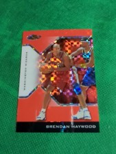 2004-05 Finest X-Fractors Red Wizards Basketball Card #71 Brendan Haywood /99