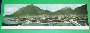Cartolina doppia Un saluto da Lecco - Panorama 1915 ca - Foto 1 di 1